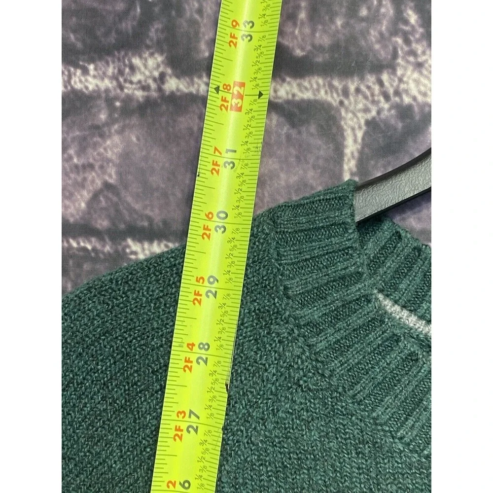Banana Republic Eco Sweater Mens XL Green Brushed Knit Heritage Academia Classic